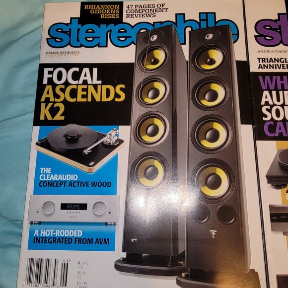Stereophile Magazine LOT 9 Issues - Mixed Lot 2021 2022 2023 - Picture 2 of 9